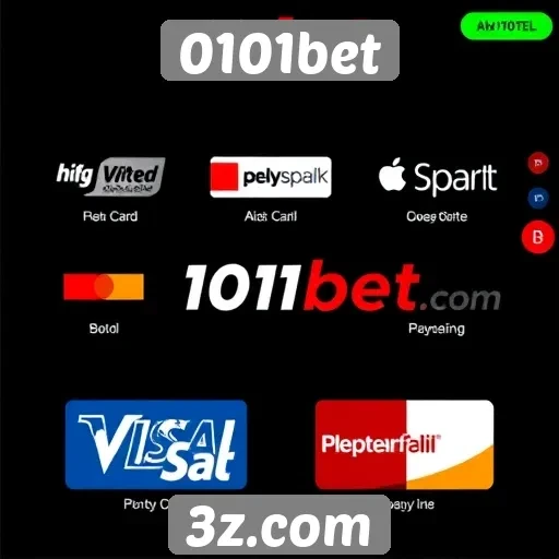 Métodos de pagamento oferecidos por 0101bet
